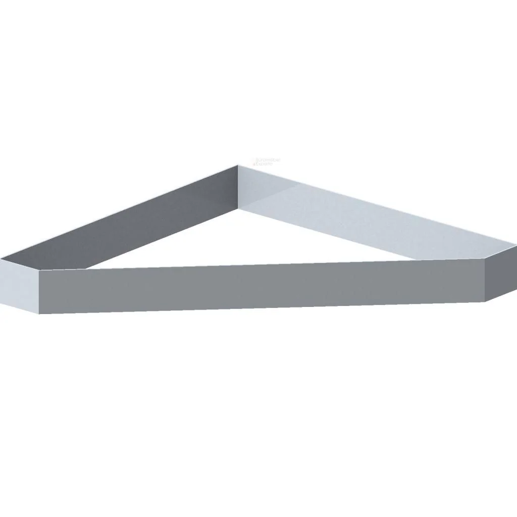 Metallsockel für Eckregal Pro von Geramöbel - Produktbild 2 von 2