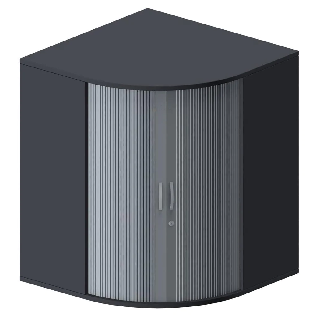 Rollladenschrank Pro 3 OH mit Ordnerrondell von Geramöbel - Produktbild 2 von 9