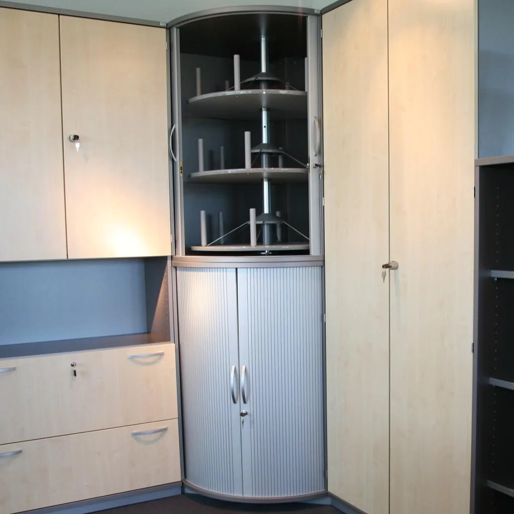 Rollladenschrank Pro 3 OH mit Ordnerrondell  von Geramöbel - Produktbild 7 von 9