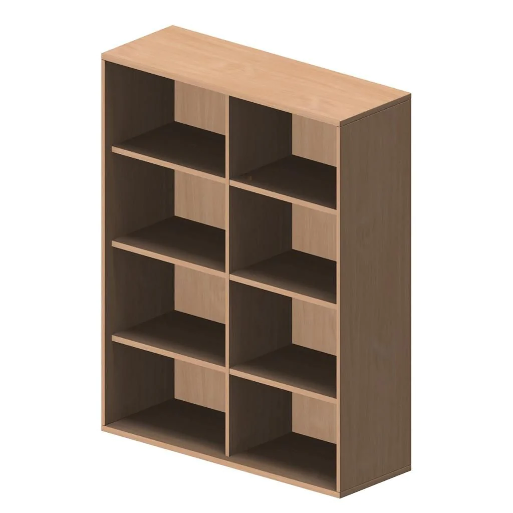 Regal Pro 4 OH mit Mittelwand von Geramöbel - Produktbild 7 von 10