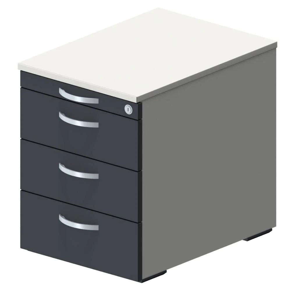 Rollcontainer 4S - T 60 cm von Geramöbel - Produktbild 2 von 12