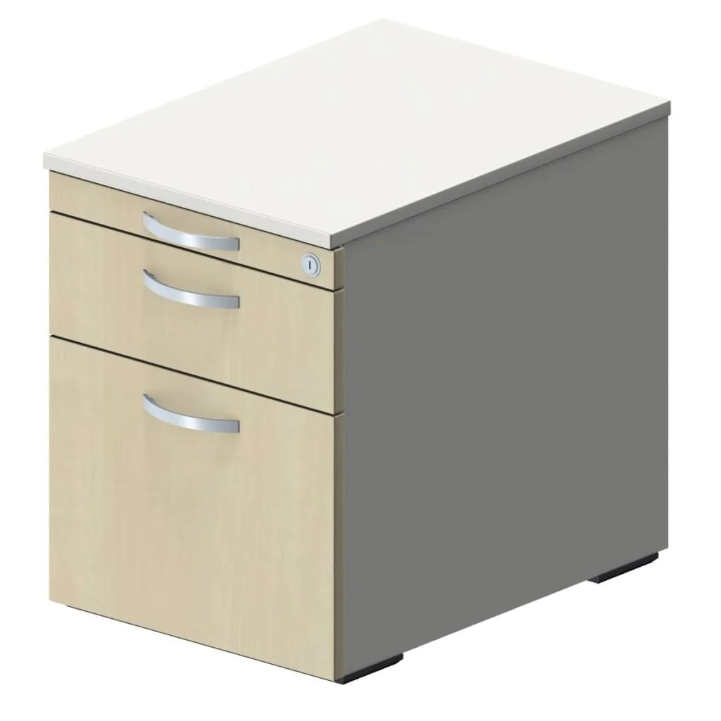 Rollcontainer 2SHR - T 60 cm von Geramöbel - Produktbild 5 von 12