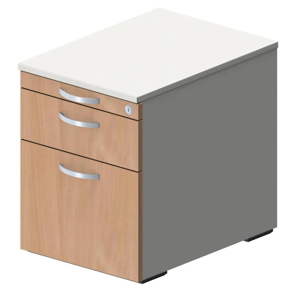 Rollcontainer 2SHR - T 60 cm von Geramöbel - Produktbild 6 von 12