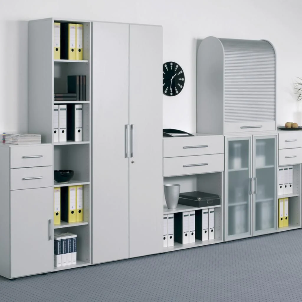 Schiebetürenschrank 3 OH mit Mittelwand - B 120 cm von Geramöbel - Produktbild 2 von 7