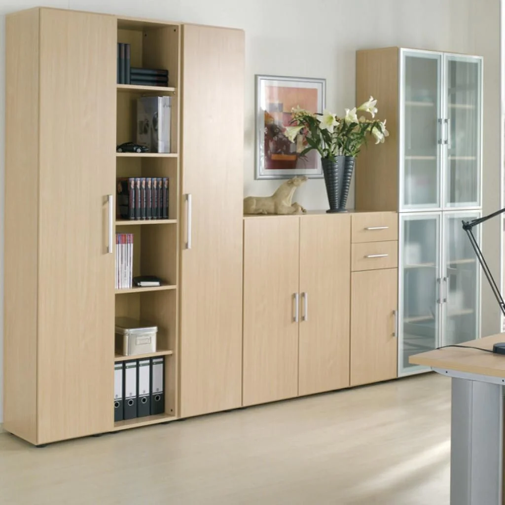 Schiebetürenschrank 3 OH mit Mittelwand - B 120 cm von Geramöbel - Produktbild 5 von 7