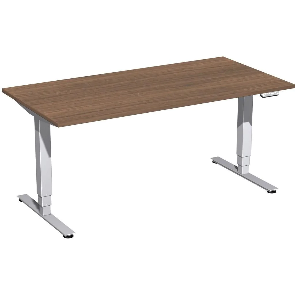 Höhenverstellbarer Schreibtisch Elektro Pro+ Rechteckform von Geramöbel - Produktbild 3 von 8