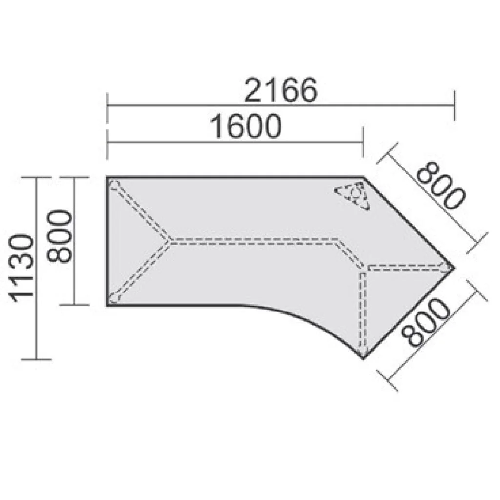 Schreibtisch 4-Flex 135 von Geramöbel - Produktbild 7 von 17