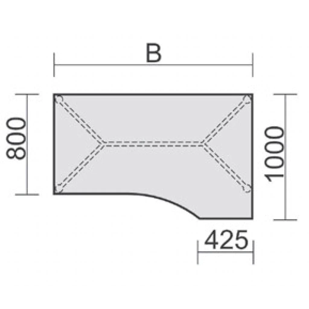 Schreibtisch 4-Flex Freiform von Geramöbel - Produktbild 7 von 18