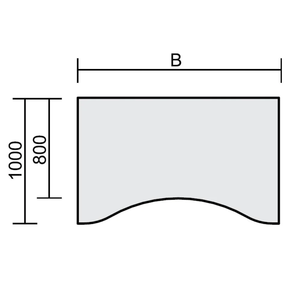 Schreibtisch C-Pro Ergoform von Geramöbel - Produktbild 3 von 14