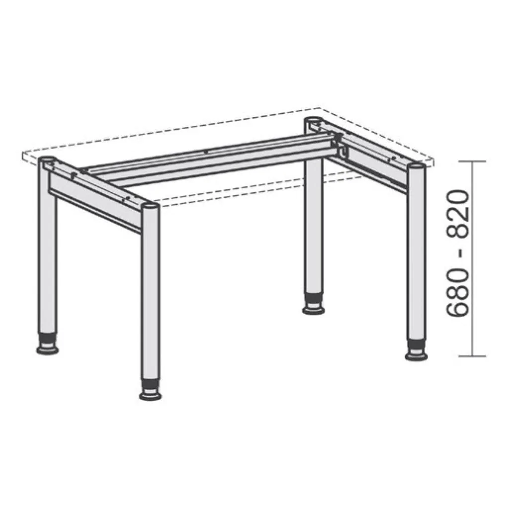 Schreibtisch 4-Pro Ergoform von Geramöbel - Produktbild 7 von 13
