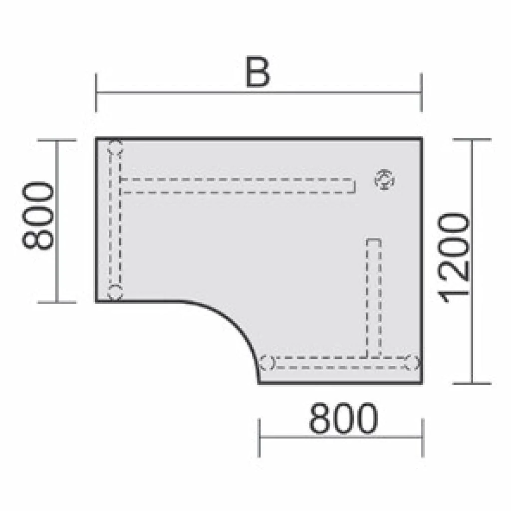 Schreibtisch 4-Pro 800 von Geramöbel - Produktbild 3 von 9