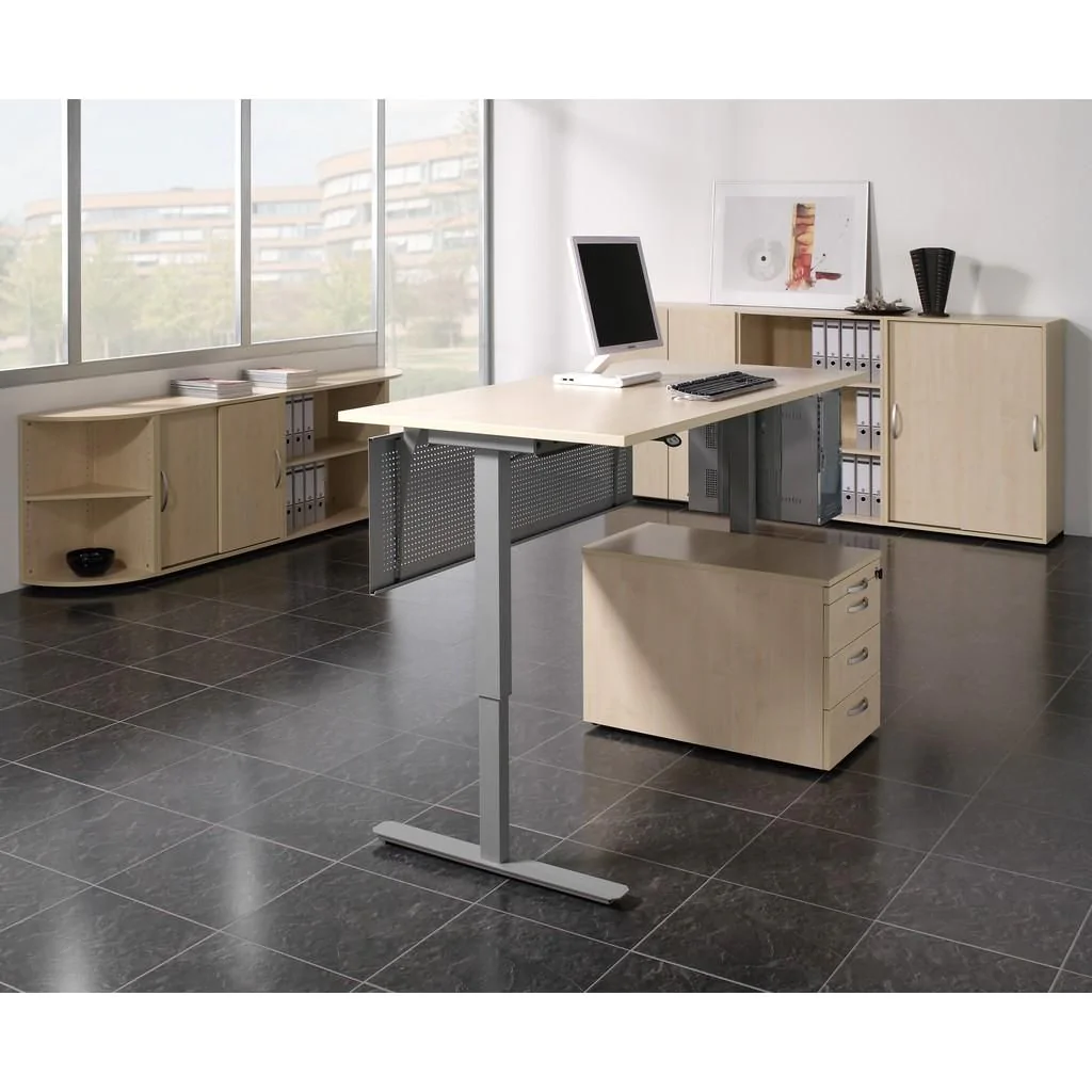 Höhenverstellbarer Schreibtisch Elektro Flex Winkelform von Geramöbel - Produktbild 8 von 9