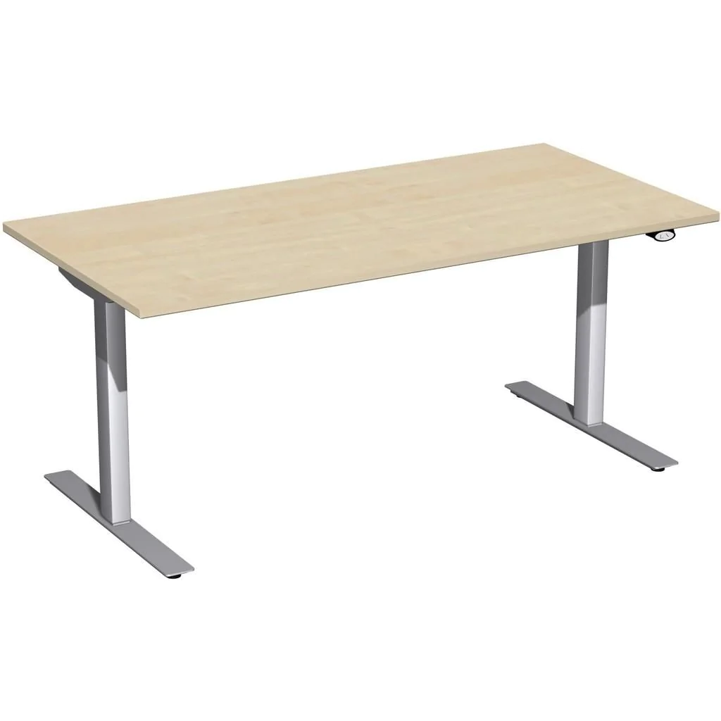 Höhenverstellbarer Schreibtisch Elektro Flex Rechteckform von Geramöbel - Produktbild 5 von 13