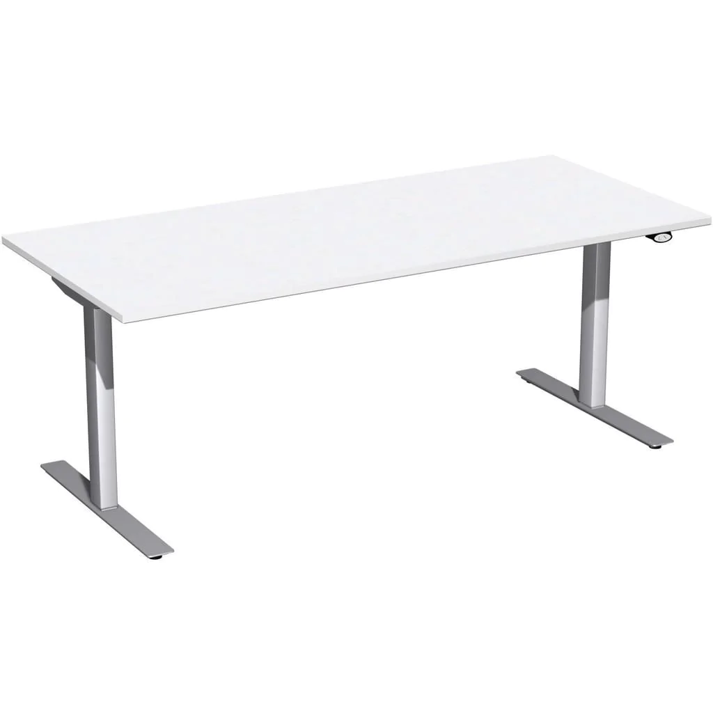 Höhenverstellbarer Schreibtisch Elektro Flex Rechteckform von Geramöbel - Produktbild 6 von 13