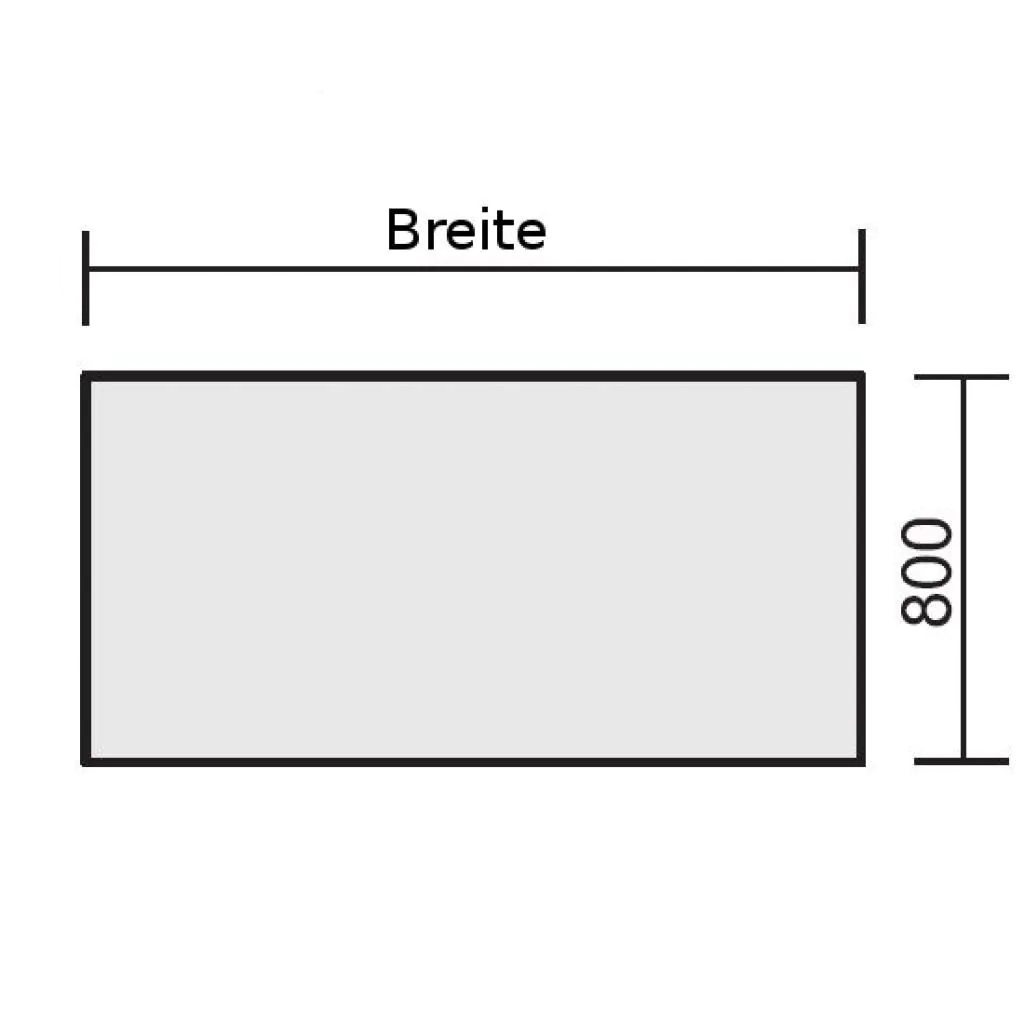Höhenverstellbarer Schreibtisch Elektro Flex Rechteckform von Geramöbel - Produktbild 8 von 13