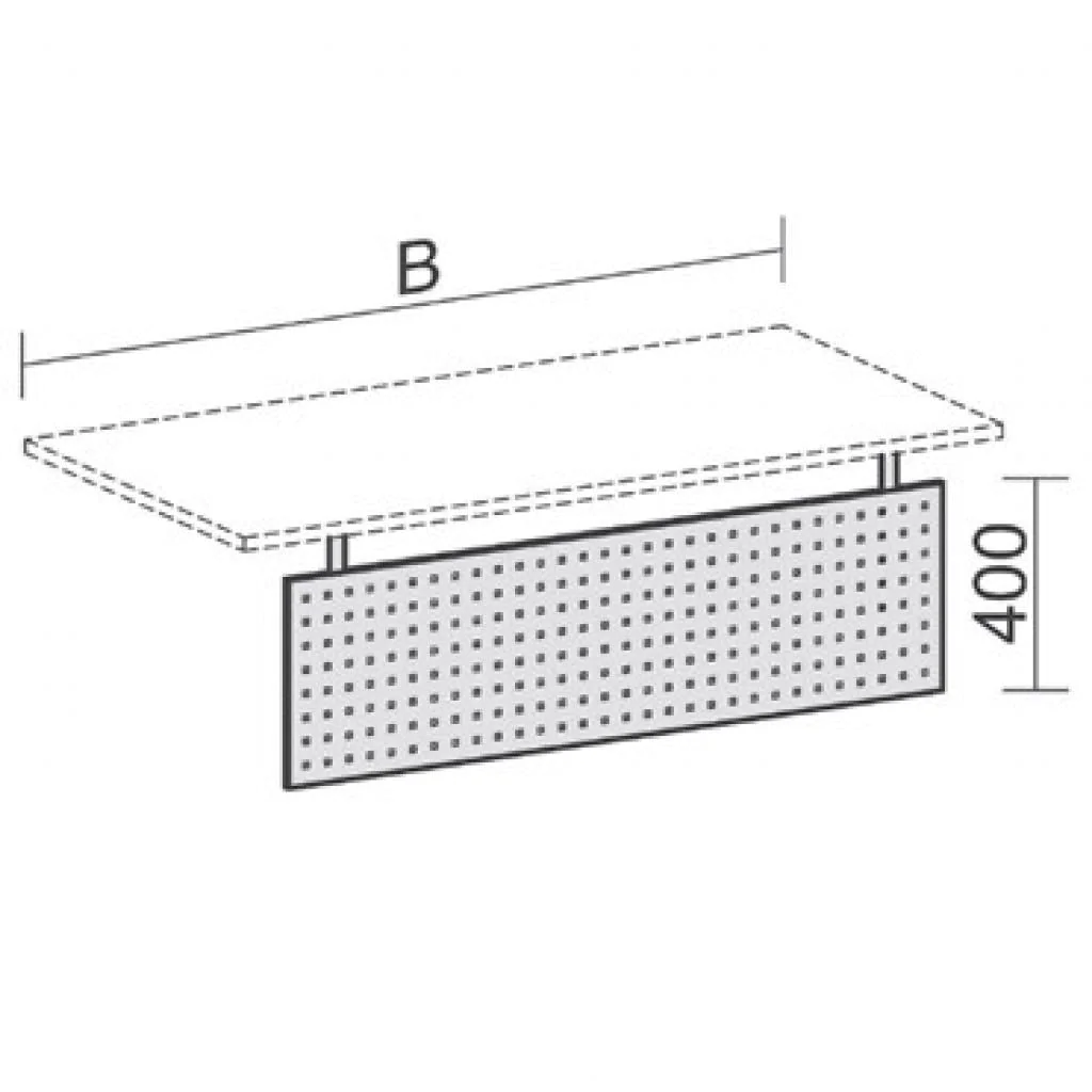 Knieraumblende C-Flex - Silber von Geramöbel - Produktbild 2 von 6