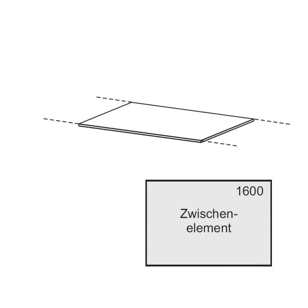 Konferenztisch Zwischenelement Rechteckform von Geramöbel - Produktbild 6 von 7