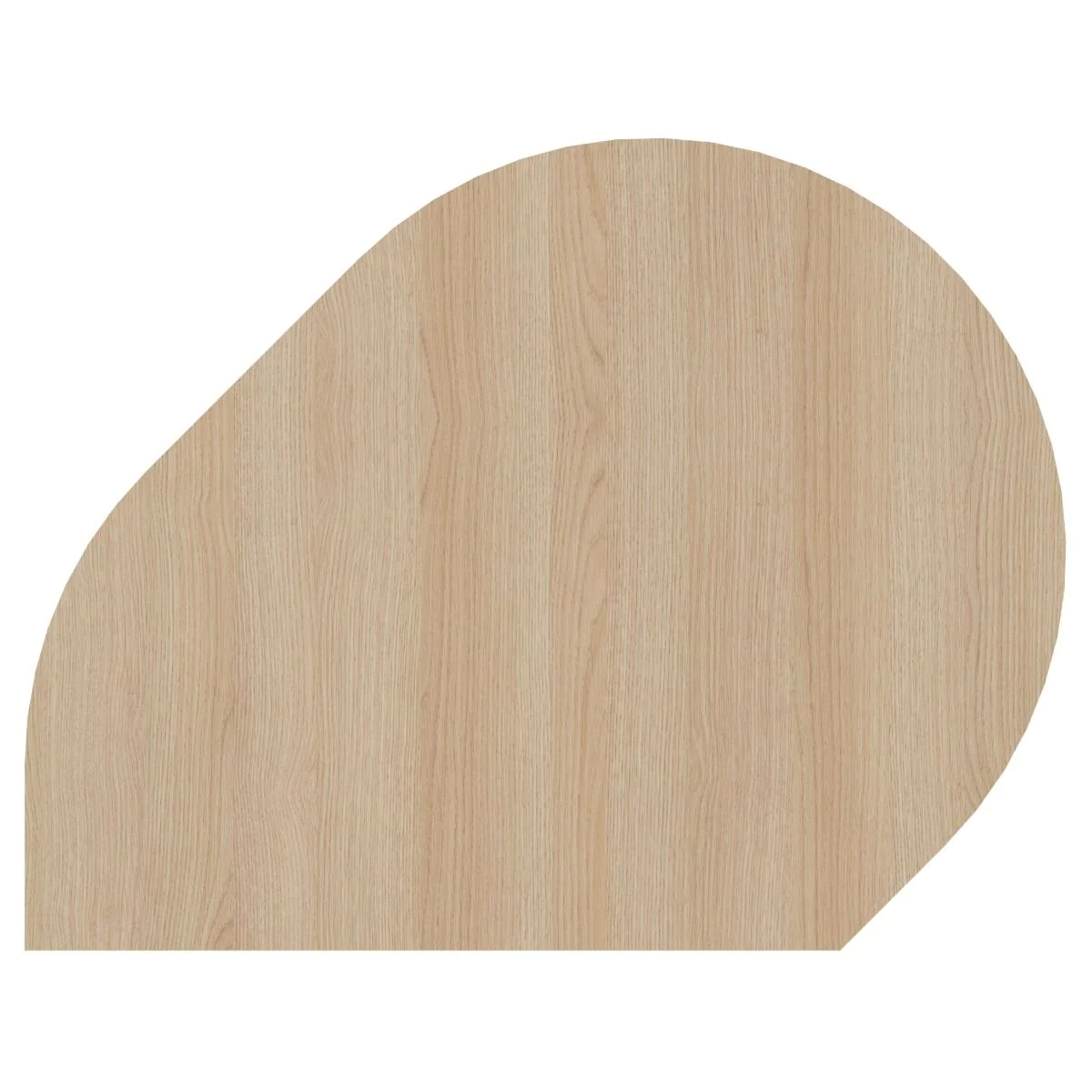 Tischplatte R mit Stützfuß 80 x 103 cm - HBA-RA81
