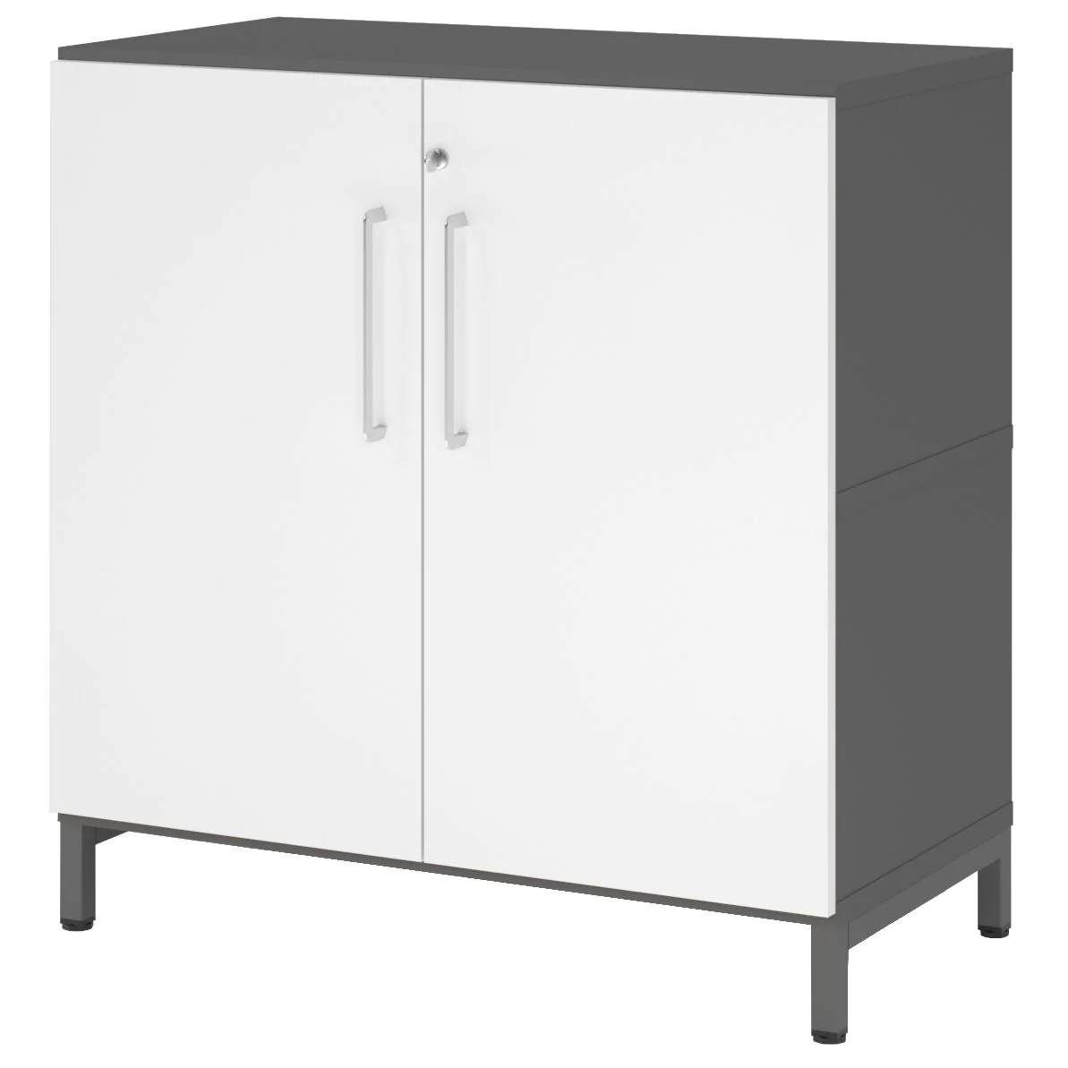 Kombischrank Flex Wall 2 OH - Graphit/Weiß - HBA-FW28T2KU