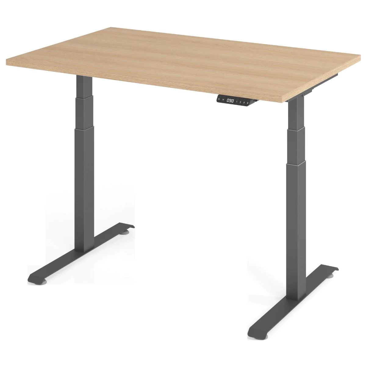 Höhenverstellbarer Schreibtisch LXK von Hammerbacher - Produktbild 10 von 10