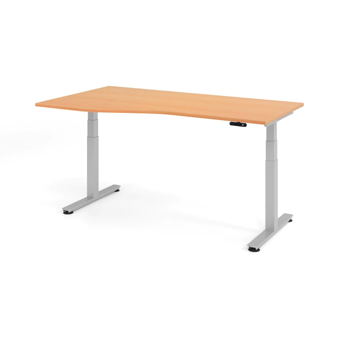 XDSM Freiform Schreibtisch, 180 cm, elektrisch höhenverstellbar, 2 Motoren von Hammerbacher - Produktbild 6 von 13