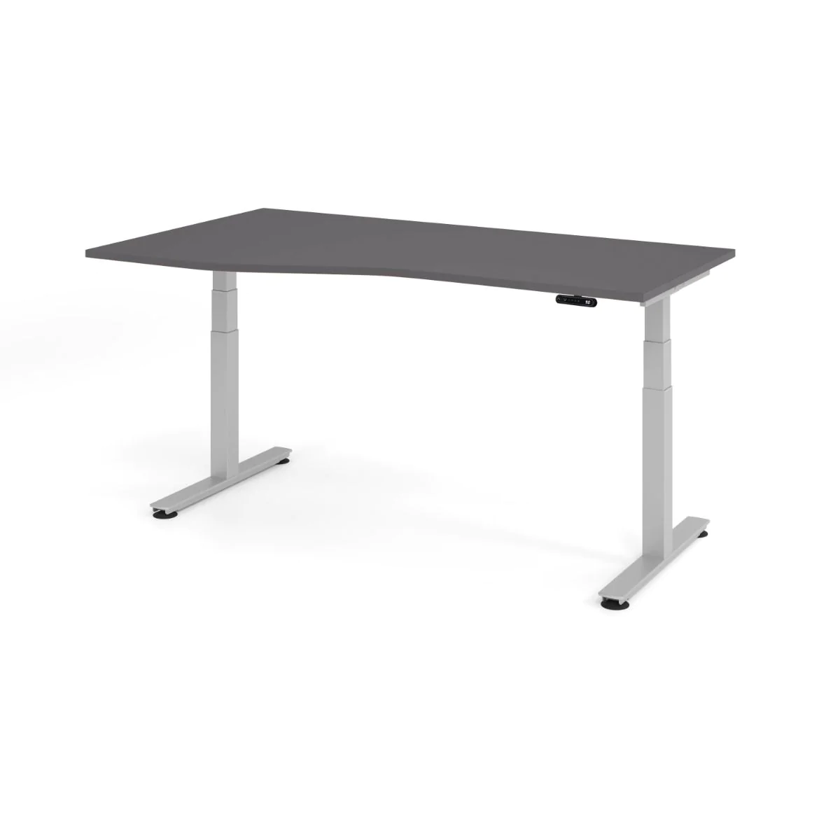 XDSM Freiform Schreibtisch, 180 cm, elektrisch höhenverstellbar, 2 Motoren von Hammerbacher - Produktbild 4 von 13