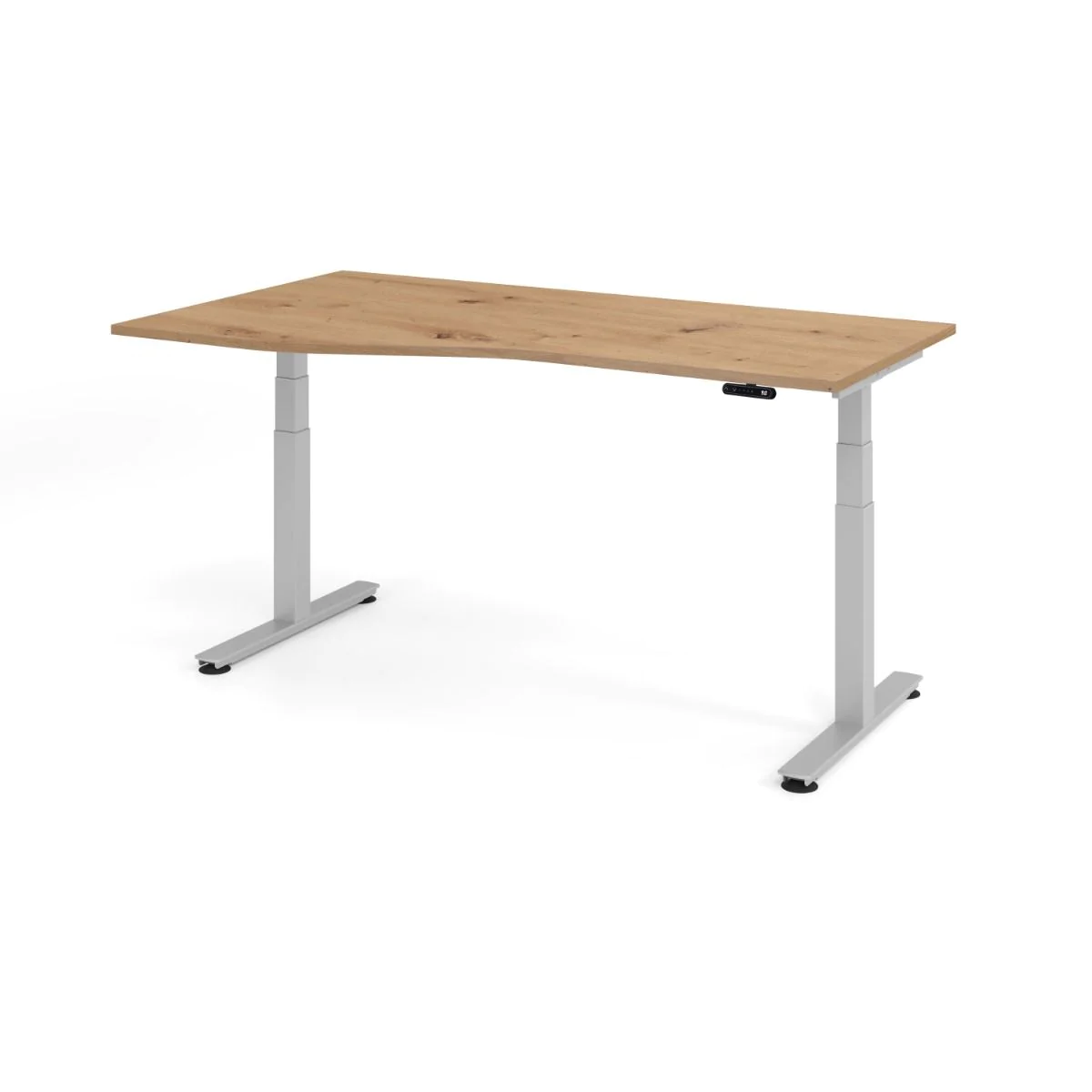 XDSM Freiform Schreibtisch, 180 cm, elektrisch höhenverstellbar, 2 Motoren von Hammerbacher - Produktbild 2 von 13