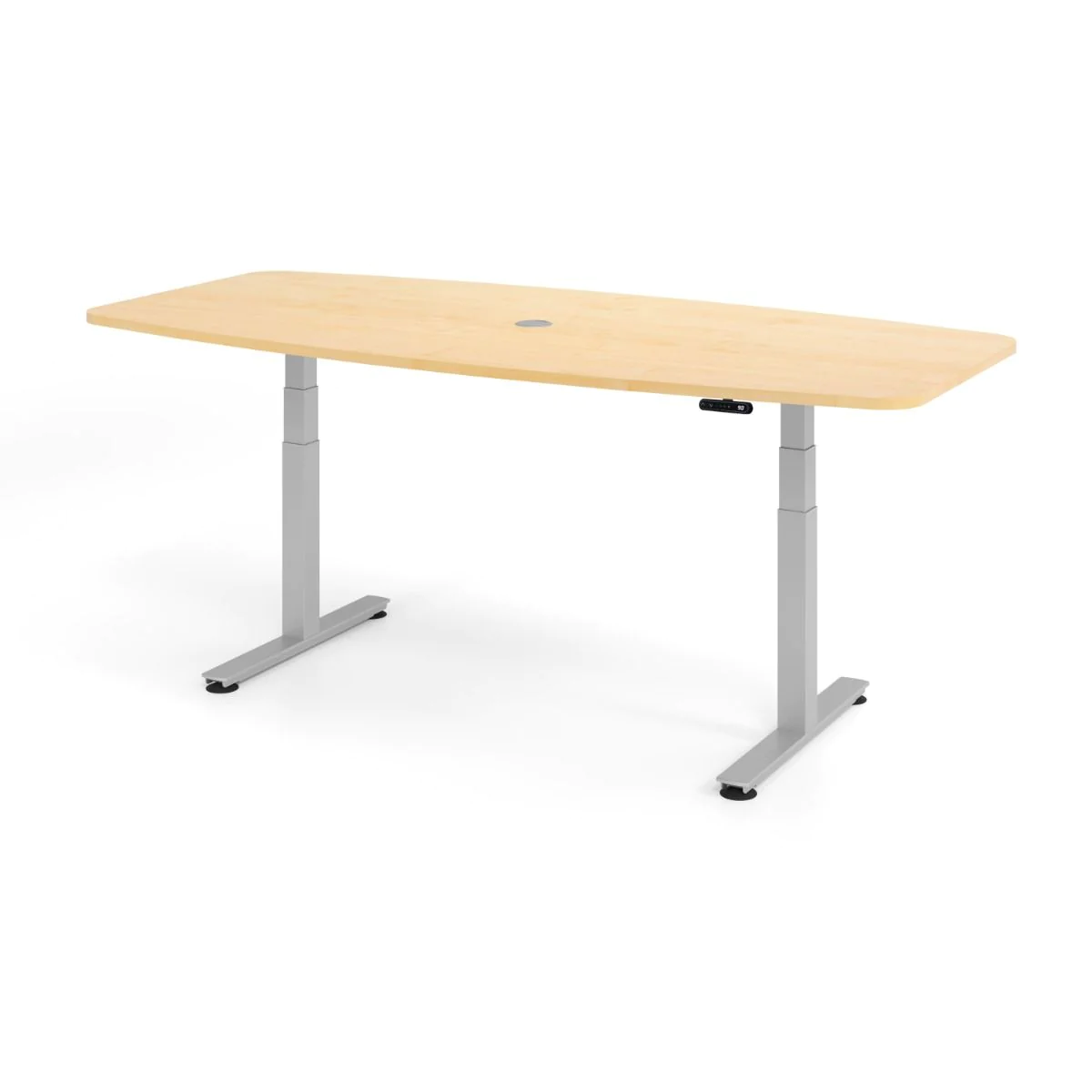 XDSM Konferenztisch, 220 cm, elektrisch höhenverstellbar, 2 Motoren von Hammerbacher - Produktbild 2 von 10