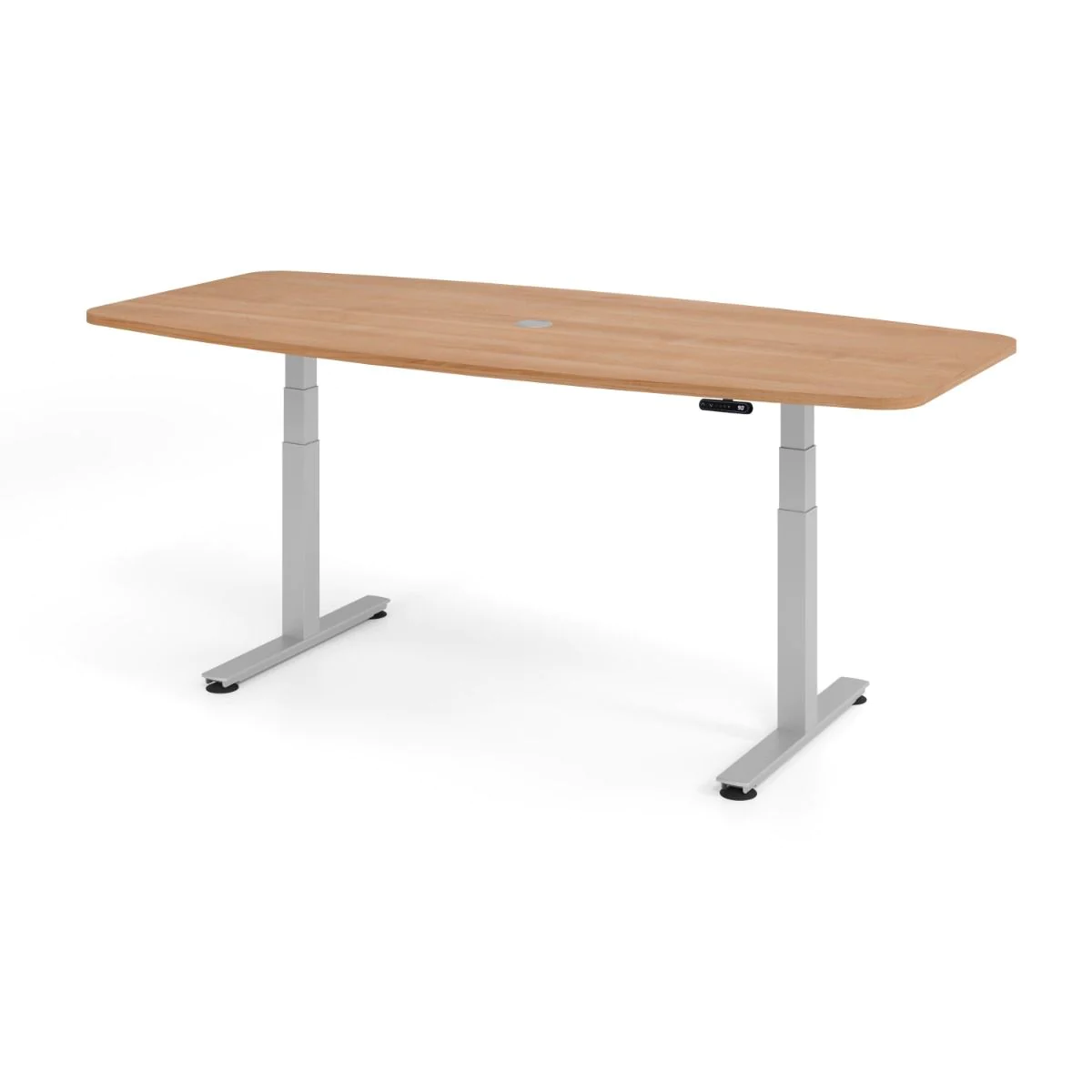 XDSM Konferenztisch, 220 cm, elektrisch höhenverstellbar, 2 Motoren von Hammerbacher - Produktbild 5 von 10