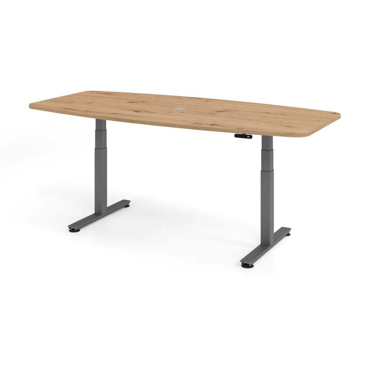 XDSM Konferenztisch, 220 cm, elektrisch höhenverstellbar, 2 Motoren von Hammerbacher - Produktbild 3 von 10