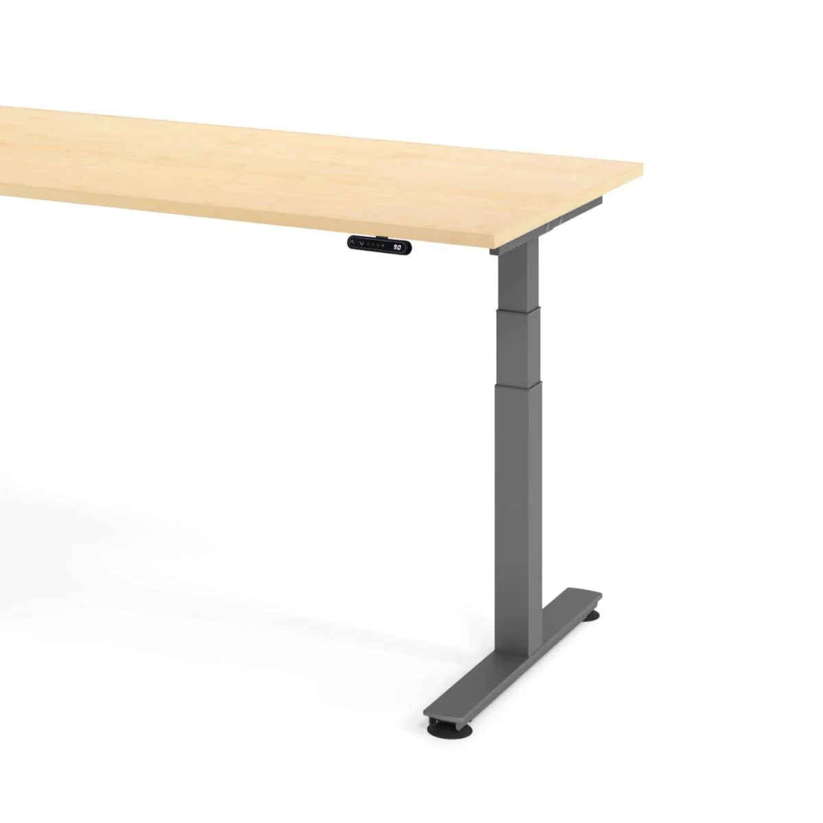 XDSMW Eckform Schreibtisch, 160-180 cm, elektrisch höhenverstellbar, 3 Motoren von Hammerbacher - Produktbild 6 von 8