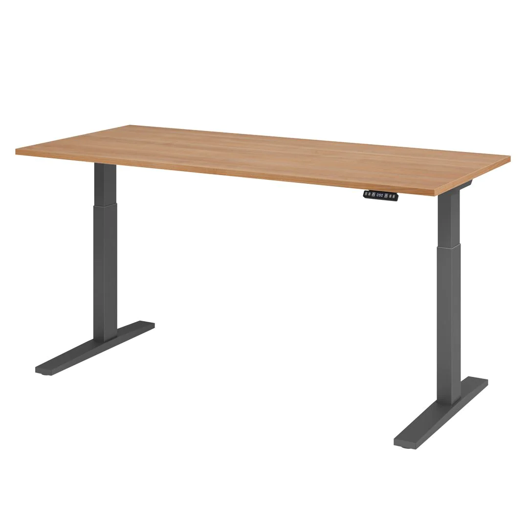XMKA Schreibtisch, 120-180 cm, elektrisch höhenverstellbar, 2 Motoren - HBA-XMKA