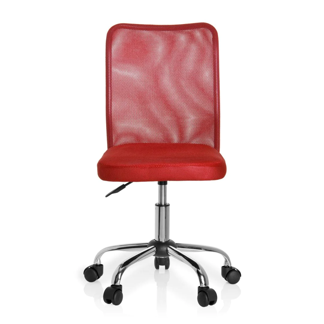Kinderschreibtischstuhl Kinderstuhl KIDDY NET Netzstoff rot - HJH-685967