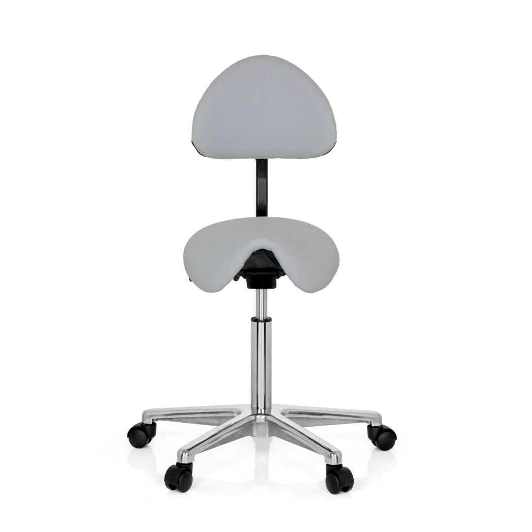 Hocker Drehhocker Arbeitsstuhl Sattel TOP WORK 20 Kunstleder - HJH-WORK-20