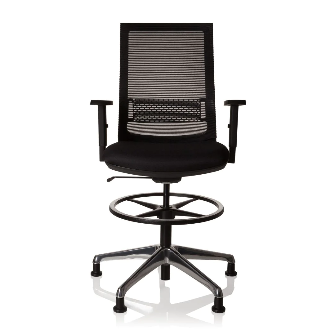 Arbeitsstuhl Counterstuhl TOP WORK 99 Netzstoff - HJH-WORK-99