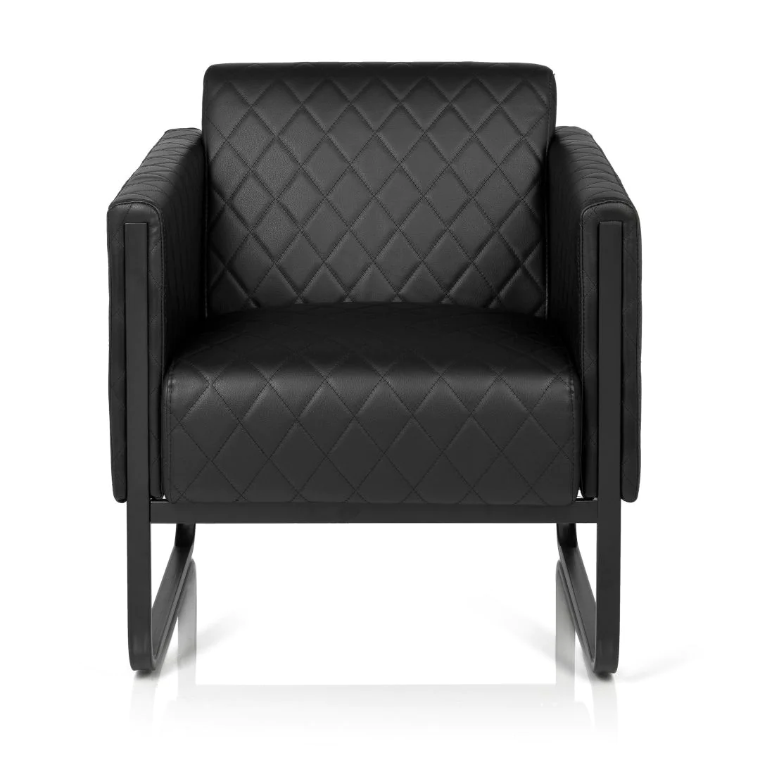 Loungemöbel Antigua Black 1-Sitzer - HJH-713301
