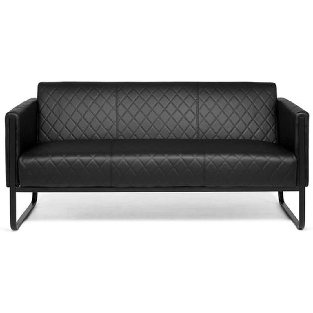 Loungemöbel Antigua Black 3-Sitzer - HJH-713303