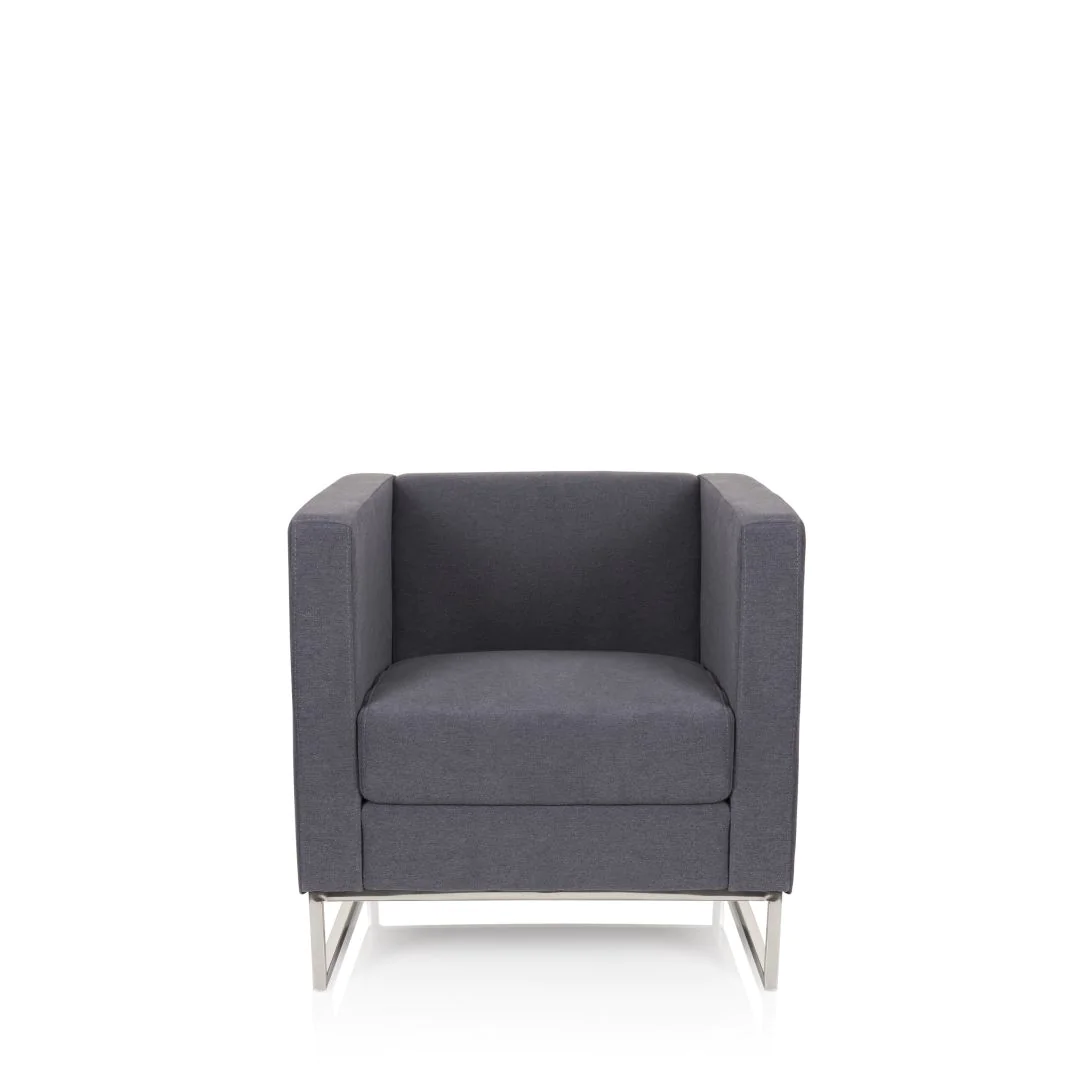 Loungemöbel Levantado 1-Sitzer - Dunkelgrau - HJH-713501