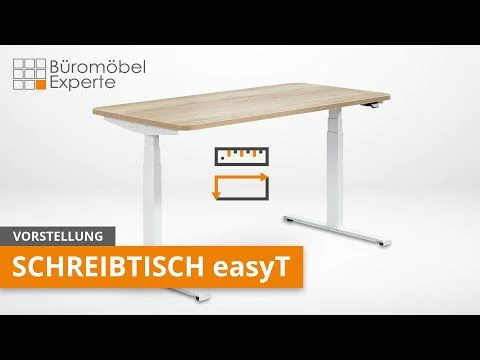 Höhenverstellbarer Schreibtisch easyT ➜ Passt wie dein Maßanzug! ➜ Vorstellung, Funktionen + Aufbau Höhenverstellbarer Schreibtisch easyT ➜ Passt wie dein Maßanzug! ➜ Vorstellung, Funktionen + Aufbau