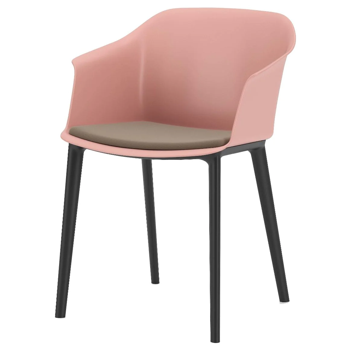 Besucherstuhl Inta - Polster - NST-INTA-FRAME-CHAIR-4L-P