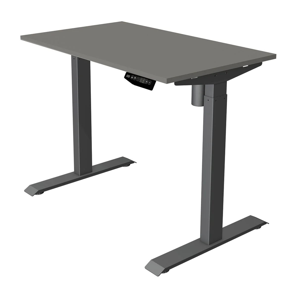Höhenverstellbarer Schreibtisch Move 1 100 x 60 cm - Grafit/Anthrazit - KMA-10180412