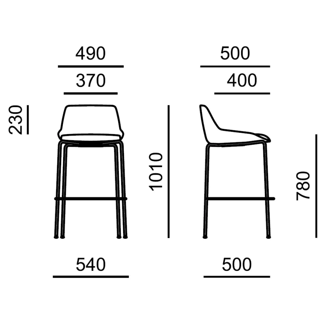 Barhocker Kloe 4F von RIM - Produktbild 5 von 5