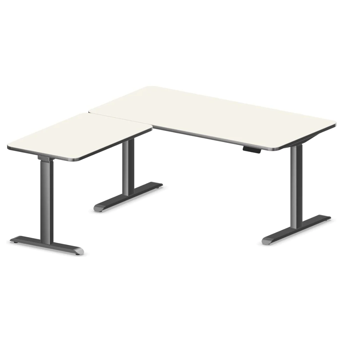 Höhenverstellbarer Schreibtisch Move 3 Premium Eckform - KMA-MV3PE