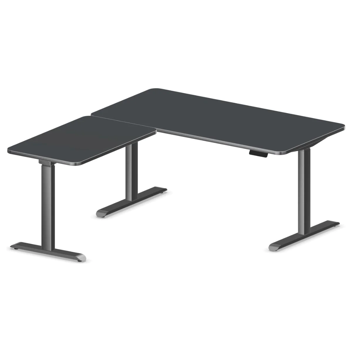 Höhenverstellbarer Schreibtisch Move 3 Premium Eckform von Kerkmann - Produktbild 5 von 6