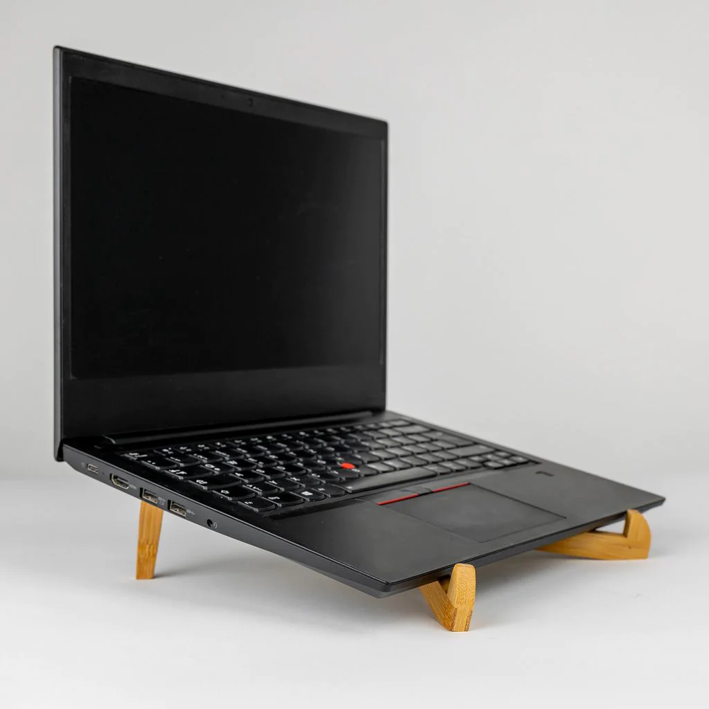 Laptopständer klappbar Bambus von Deskonia - Produktbild 6 von 6