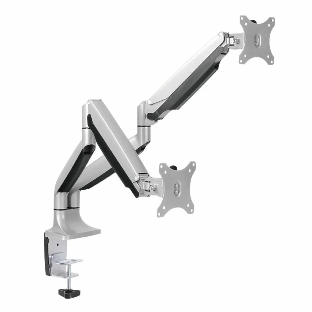 Monitorhalterung 2-fach 13-32" Gasdruckfeder von LogiLink - Produktbild 1 von 7