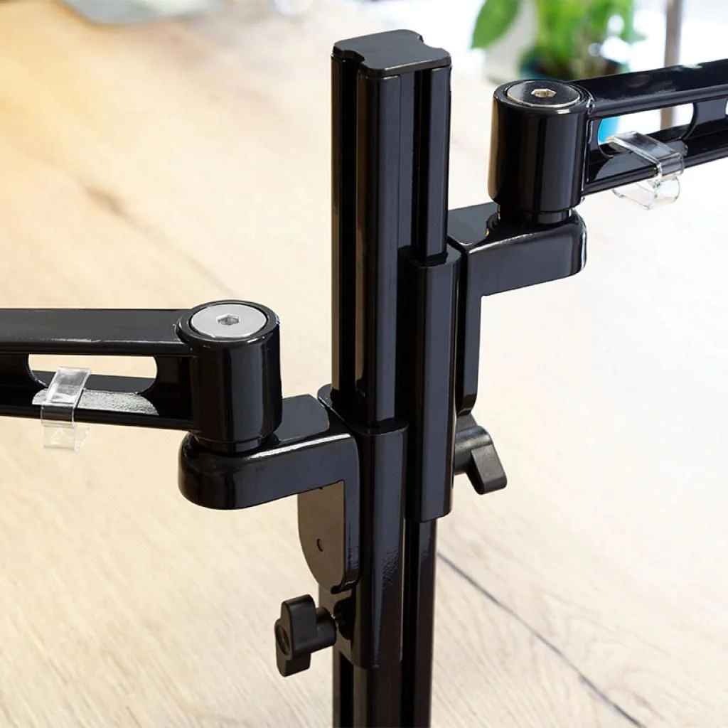 Monitorhalterung 2-fach 13-26" Armlänge 358 mm von LogiLink - Produktbild 8 von 10