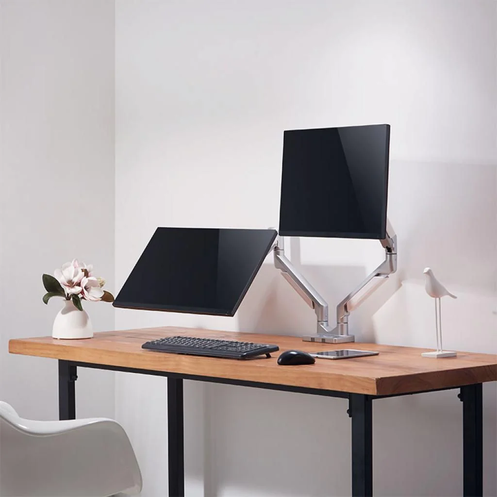 Monitorhalterung 2-fach 17-32" Curved Screens von LogiLink - Produktbild 7 von 10
