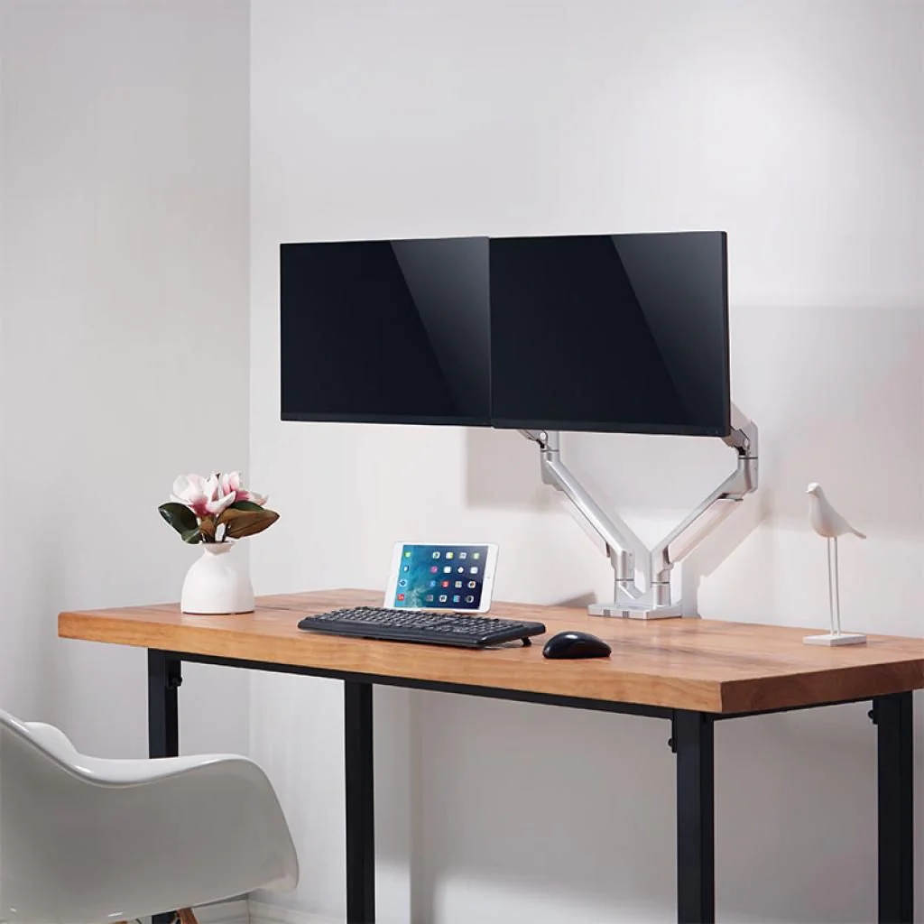 Monitorhalterung 2-fach 17-32" Curved Screens von LogiLink - Produktbild 8 von 10