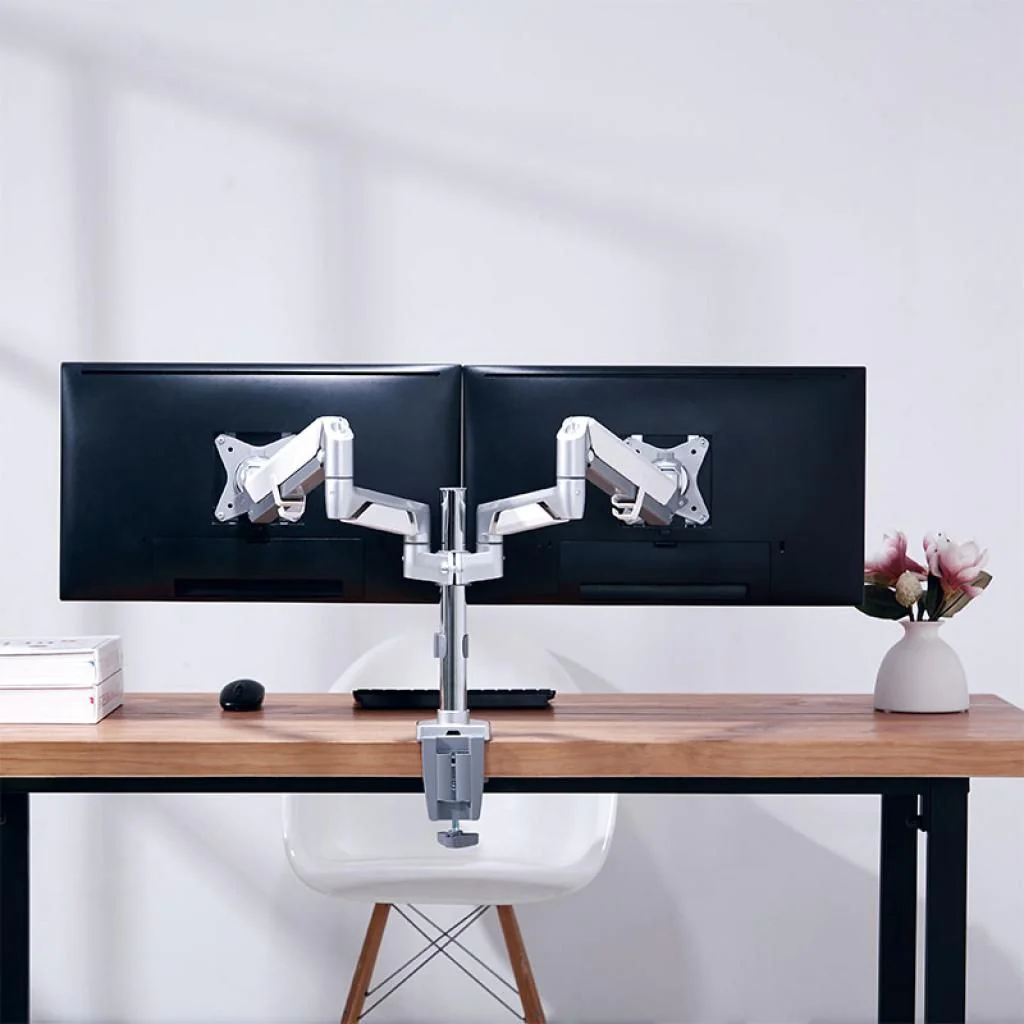 Monitorhalterung 2-fach 17-32" Curved Screens von LogiLink - Produktbild 7 von 9